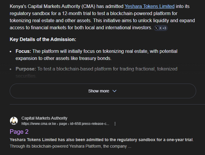 CMA Regulatory Sandbox